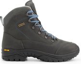 Travelin' Aarhus - Hoge Dames wandelschoenen - Waterdicht en ademend - Grijs Leer - Maat 39