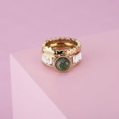 Melano Twisted & Vivid Eternal Optimist Ringen Set- goudkleurig - dames - maat 56