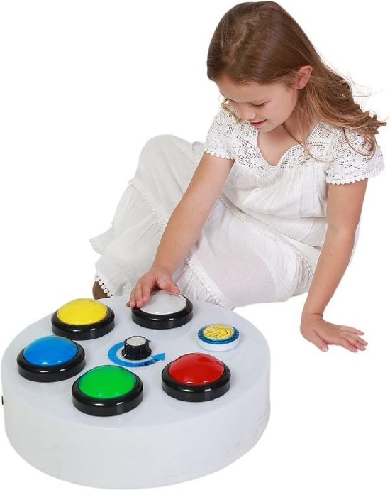 Afbeelding van het spel Bediening met grote knoppen voor Bellenbuis- sensorische stimulatie en home decor