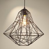 D-Lightz Hanglamp - Sfeerlamp - Lamp - Sfeerverlichting - Verlichting - Metaal Zwart |K1050H52B|