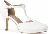 Tamaris Dames Pumps 1-1-24463-26 140 wit smal Maat: 40 EU