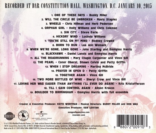 Various Artists - The Life & Songs Of Emmylou Harris: (CD)