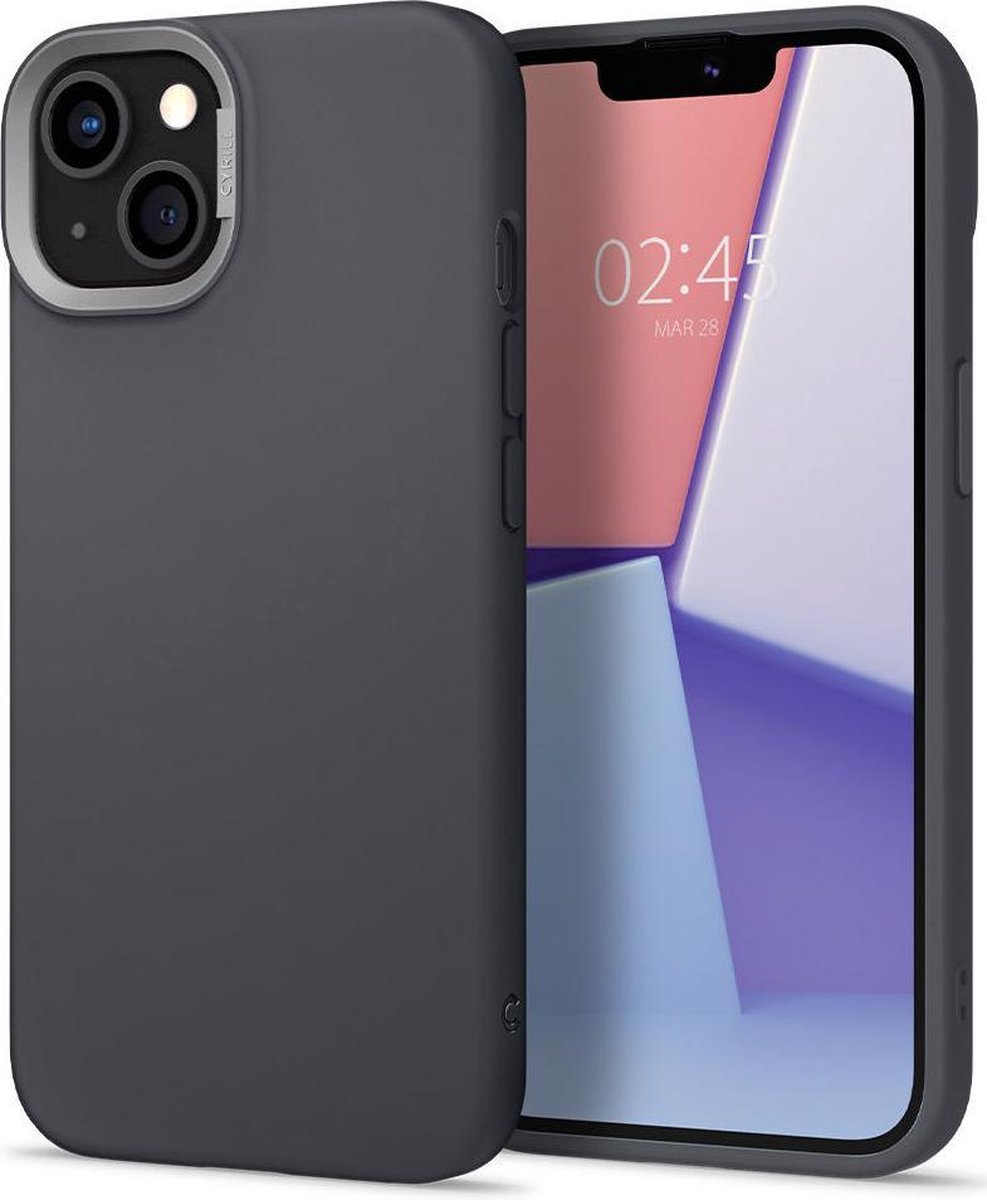 Spigen Cyrill Color Brick Apple iPhone 13 Pro Hoesje Grijs