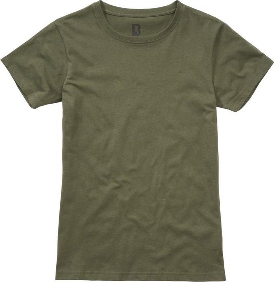 Brandit - Basic Dames T-shirt - 5XL - Groen