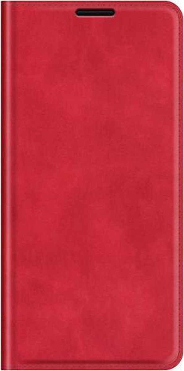 Casecentive Magnetisch Leren Wallet case - hoesje - wallet - iPhone 13 mini - rood