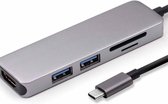Garpex® 5-in-1 USB C Hub - USB-C - USB 3.0 - SD en MIcro SD