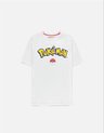 Pokémon - Logo Core Oversized Heren T-shirt - L - Wit