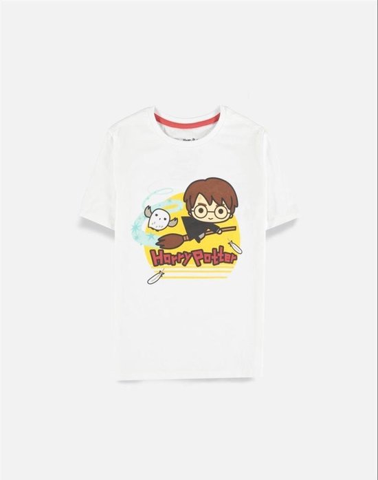 Harry Potter Kinder T-shirt - Kids 122 - Wit