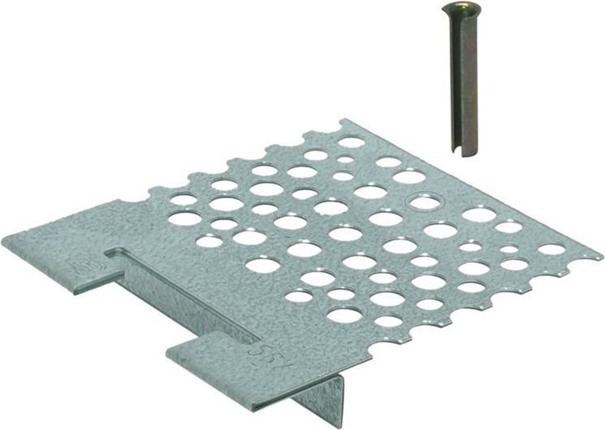 GB randbeveiliging spijkerplaat vz incl hulsnagel 8x50mm