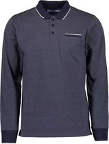 Blue Seven heren poloshirt donkerblauw LM - maat M