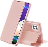 Samsung Galaxy A22 5G Hoesje - Dux Ducis Skin X Wallet Case - Roze