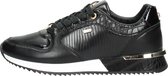 Mexx Fleur Lage sneakers - Leren Sneaker - Dames - Zwart - Maat 42