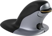 Fellowes ergonomische muis Penguin, draadloos, small, zwart met grijs