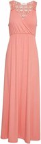 Cream Bella maxi jurk Bright Coral - S