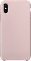 Geschikt voor: iPhone X Siliconen Back Cover - pink sand