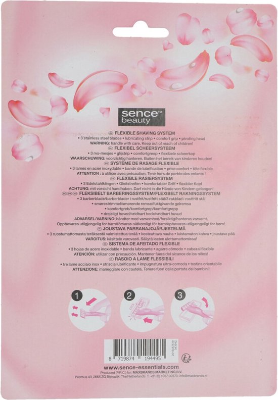 Sence Lames de rasoir Triple lames SS 15+ 4 pcs