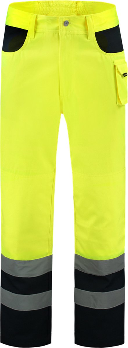 Tricorp  Werkbroek ISO20471 Bicolor 503002 Fluor Geel / Navy - Maat 54