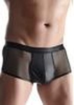 LINGERIE OUTLET Wetlook and Mesh Men's Shorts - S black S