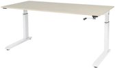 Othello - slinger verstelbaar Bureau 180 x 80cm.,uitgevoerd met wit (RAL 9010) C-poot onderstel , traploos inhoogte verstelbaar d.m.v. slinger over een traject van 62 - 85 cm. en heeft een lo