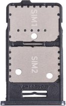 SIM-kaartlade + SIM-kaartlade + Micro SD-kaartlade voor Samsung Galaxy M31s SM-M317 (zilver)