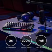 toetsenbord| gaming toetsenbord|Mechanisch Gaming Toetsenbord - Ultra Compact 60% Vormfactor - HyperX Red Switch (Lineair) - Dubbele schot PBT toetsdoppen - RGB LED Backlit - NGENUITY Softwar