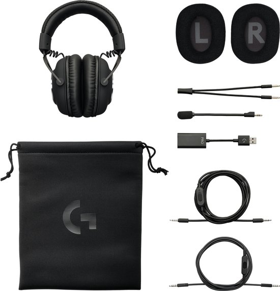 Logitech G PRO X - Bedrade Gaming Headset - Multiplatform - Zwart