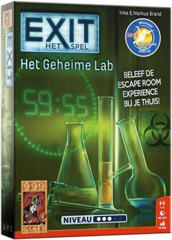 Afbeelding van het spel breinbreker EXIT - Het Geheime Lab