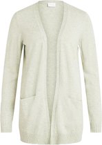 VILA VIRIL OPEN L/S KNIT CARDIGAN NOOS Dames Vest  Desert Sage - Maat XS