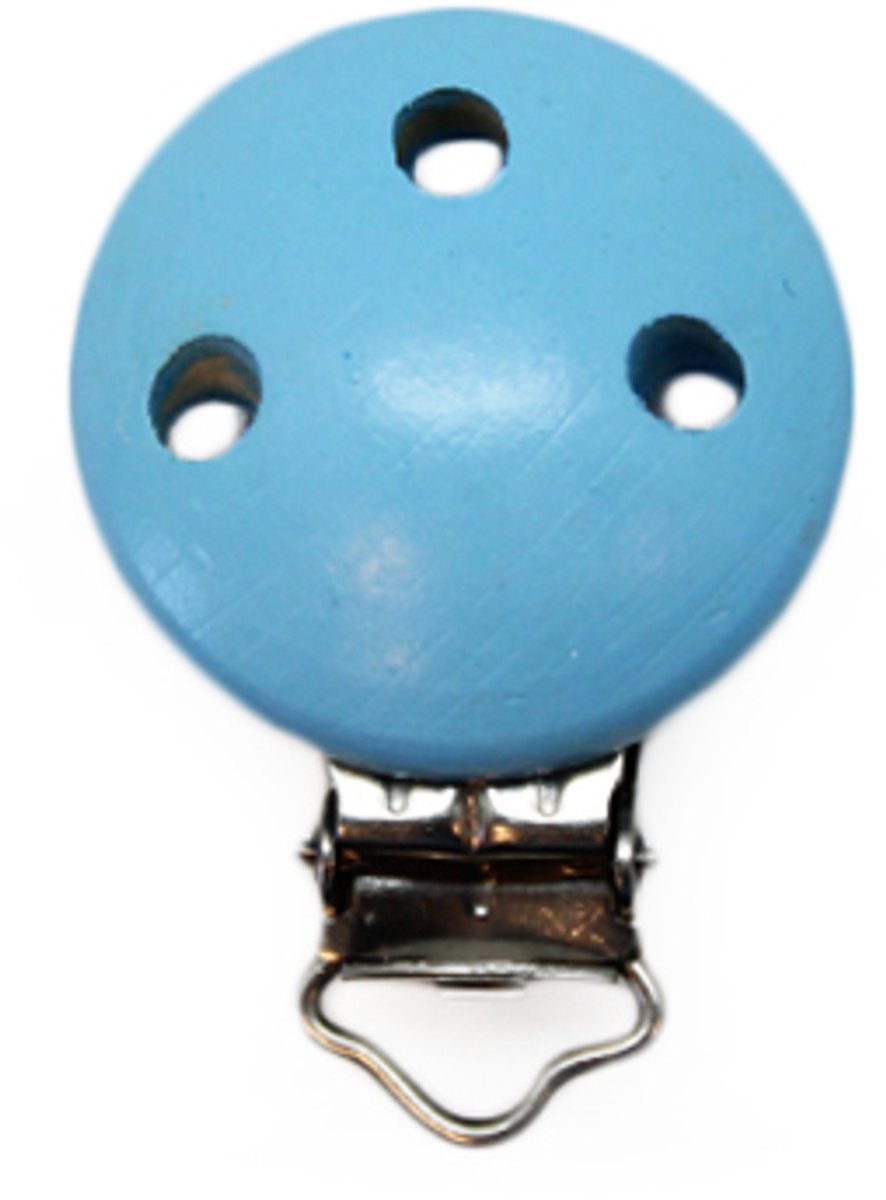 Goedkoopste Houten Speenclips Lichtblauw