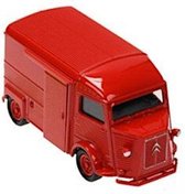 schaalmodel Citroen type H pull-back 1:38 rood