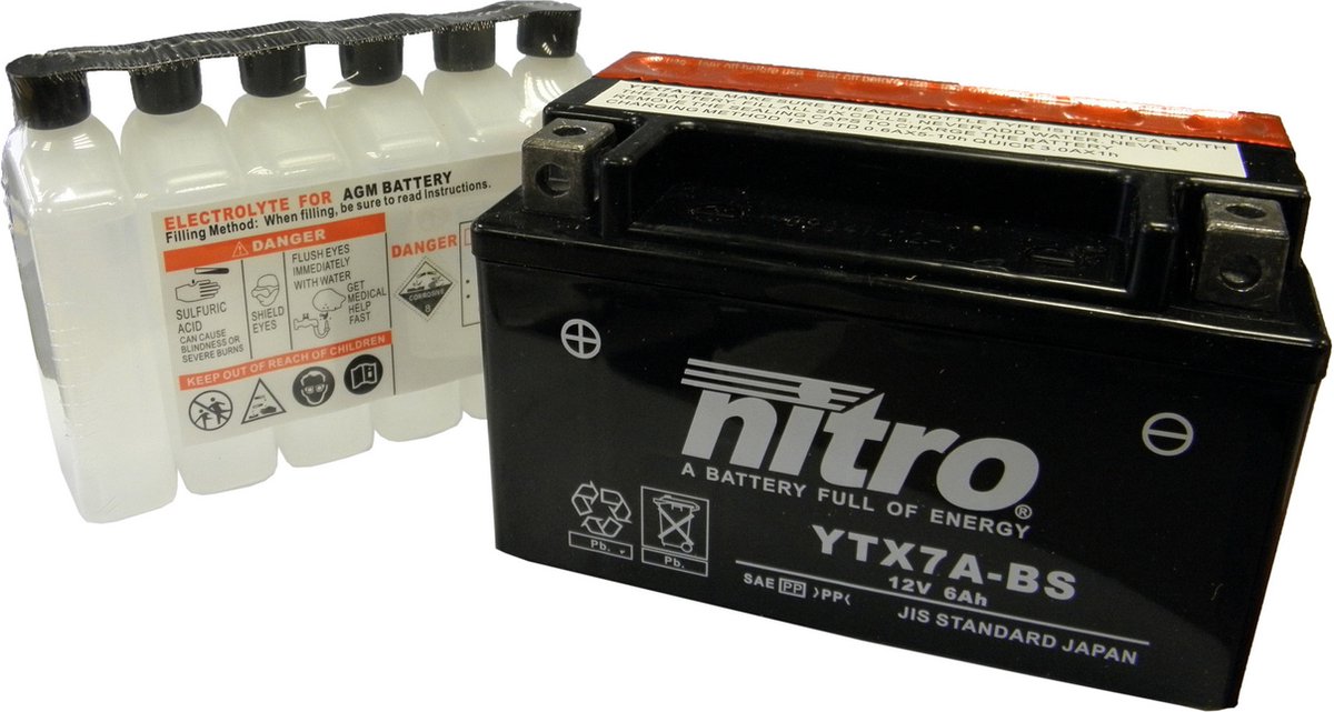 Batterie Nitro ytx7a-bs | bol