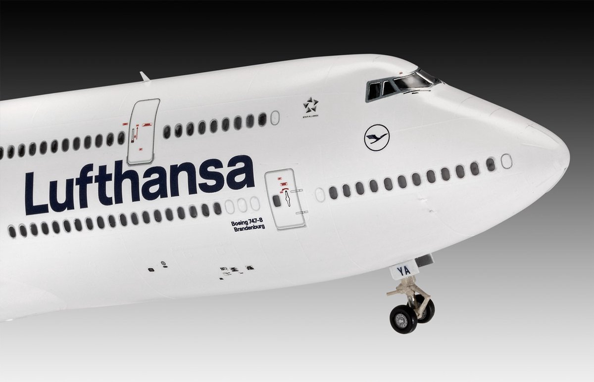 Revell Modelbouwpakket Vliegtuigen - 03891 Boeing 747-8 - Lufthansa - New Livery Plastic - 1:144 - Modelbouw — afbeelding 3