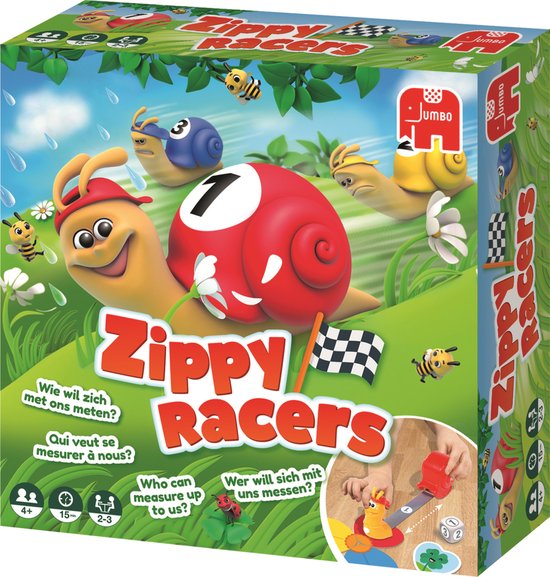 Jumbo Zippy Racers - Zippy Slakkenspel - Kinderspel | Games | bol