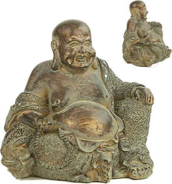 Boeddha van welvaart China - 22x17x20 cm - 915 g