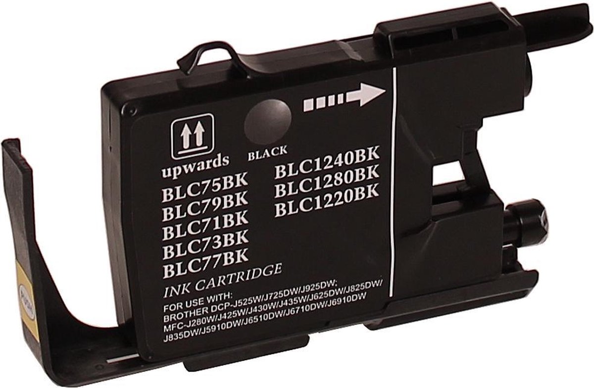 ABC huismerk inkt cartridge geschikt voor Brother LC-1220BK LC-1240BK zwart voor Brother DCP-J525W DCP-J725DW DCP-J925DW MFC-J430W MFC-J625DW MFC-J825DW MFC-J835DW MFC-J5910DW MFC-J6510DW MFC-J6710DW