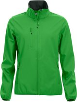 Clique Basic Softshell Jas Dames Appelgroen maat S