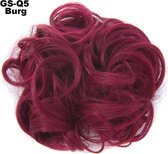 Haar Wrap, Brazilian hairextensions knotje paars Burg#