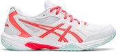 ASICS GEL-Rocket 10 Dames - Sportschoenen - wit/rood - maat 37