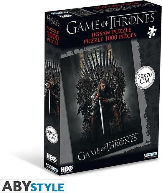 GAME OF THRONES Jigsaw Puzzle 1000 pieces Iron Throne