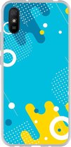 Smartphonebooster Telefoonhoesje - Back Cover - Geschikt Voor Xiaomi Redmi 9A - Blue En Blue