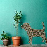 Beagle | houten wanddecoratie| Geproduceerd in Nederland | Kaboomlaser