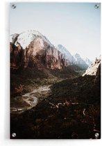 Walljar - Zion National Park - Muurdecoratie - Plexiglas schilderij