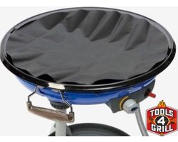 Tools4grill 2 stuks Anti-aanbakfolie - bakvel rond - Herbruikbaar - Ø 48 Cm / 19 inch o.a. geschikt voor Cadac skottel en (kamado) BBQ