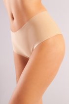 GIRDLE Naadloos Hoge Taille Slips Corset SALE-SALE (165-062) - Ondergoed Dames - Maat XL - BEIGE