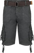 DEELUXE Katoenen cargoshort HEAVEN Charcoal