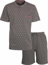 Paul Hopkins tricot heren shortama Grey  - L  - Grijs