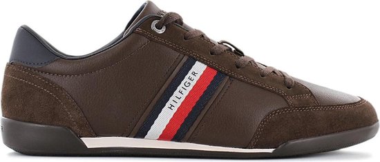 Tommy Hilfiger Corporate - Heren Sneakers Sportschoenen Schoenen Bruin  FM0FM03741-GTS... | bol.com