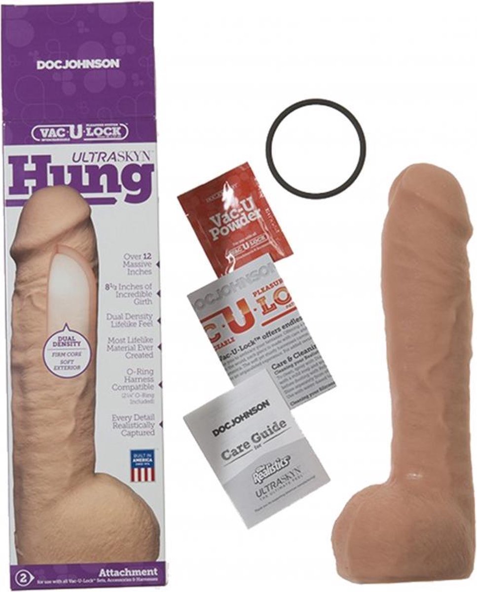 Goedkoopste Doc Johnson - Vac-U-Lock - UR3 Hung - Skin