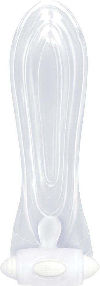 Sextenders - Vibrerende Penis Sleeve - Contoured - Transparant