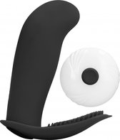 Simplicity Leon Oplaadbare Siliconen Vibrator met Draadloze Afstandsbediening - Zwart